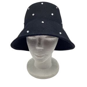 KATE SPADE NY || Black and White Floral Daisy Dots Visor Hat. Sz. OS KS_MultifloralBW_Pro_Closed_12  main image 4